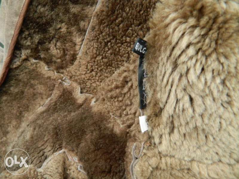 Дамско дълго палто/ кожух агнешка кожа