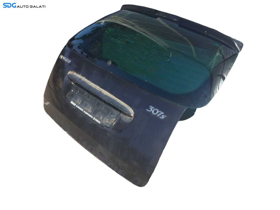 Haion Hayon Portbagaj Dezechipat cu Luneta Geam Sticla Peugeot 307 SW Break 2001 - 2008 (Prezinta Rugina langa Bandou) [LC1467]