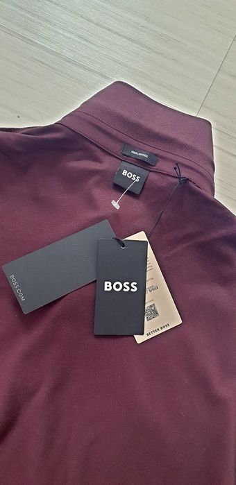 Hugo Boss C -Parris 01 Mercerised Cotton M НОВО ОРИГИНАЛ Мъжка Тениска