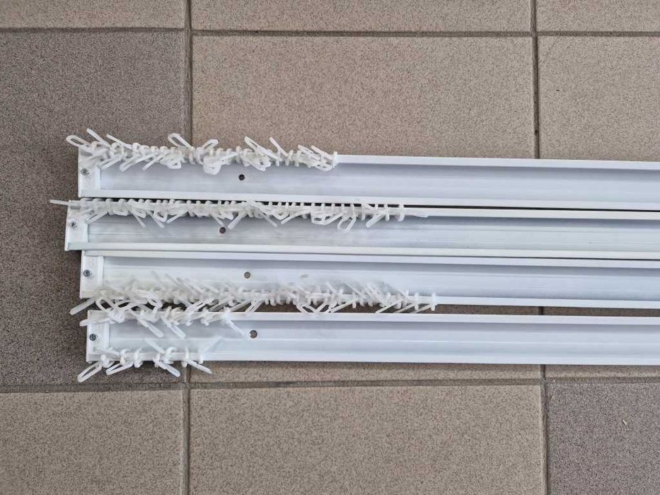 КОРНИЗ за пердета метален за таван 250см.15лв 150см.10лв ДВОЙНА РЕЛСА