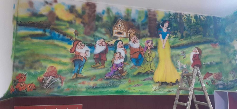 Pictura decorativa murala ,pereți,cluburi,grădinițe,camere copii etc