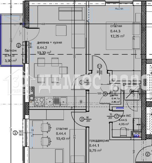 Продава се Тристаен апартамент в Варна, Кайсиева градина - 84 кв.м за 1297 €/кв.м - Снимка #2