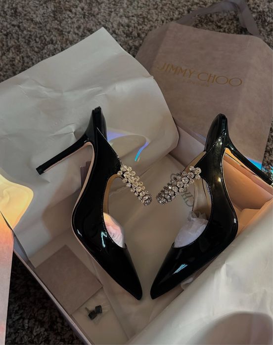 Pantofi Jimmy choo bing 100 piele naturala pe stoc