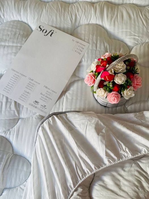 Топпер с бортиком 180×200 размер доставка бесплатно