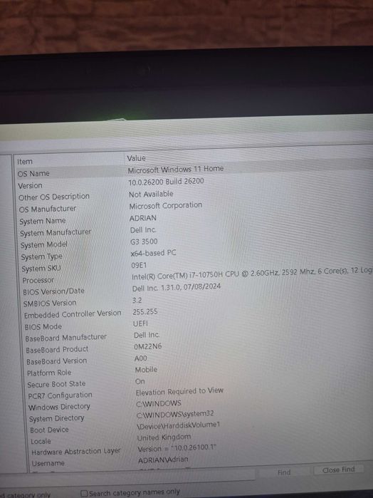 DELL G3 15.6" i7