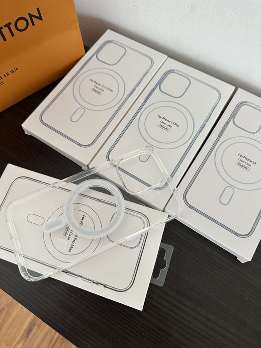 Husa APPLE transparenta Clear case MagSafe iPhone 12 13 14 pro max