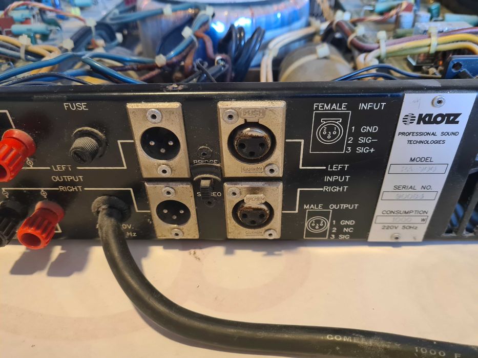 Стъпало KLOТZ РА-900--2×450w на 8 ома за КОЛЕКЦИОНЕРИ