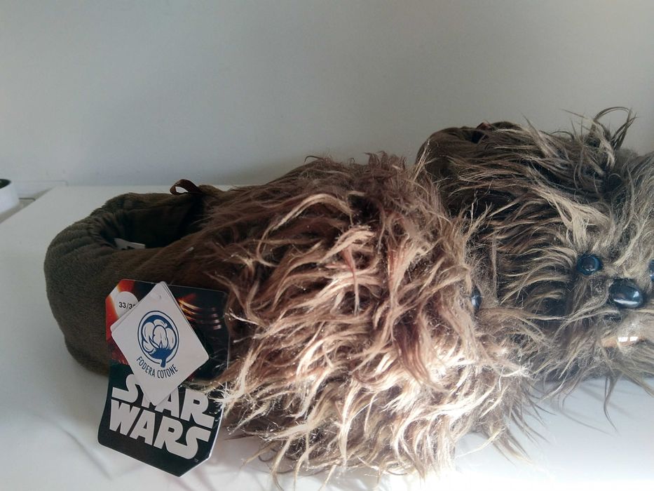 Chewbacca, papuci 3D, măr. 33-35