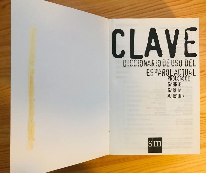 Испанско-испански тълковен речник Clave