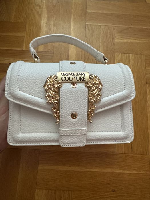 Versace jeans couture white bag
