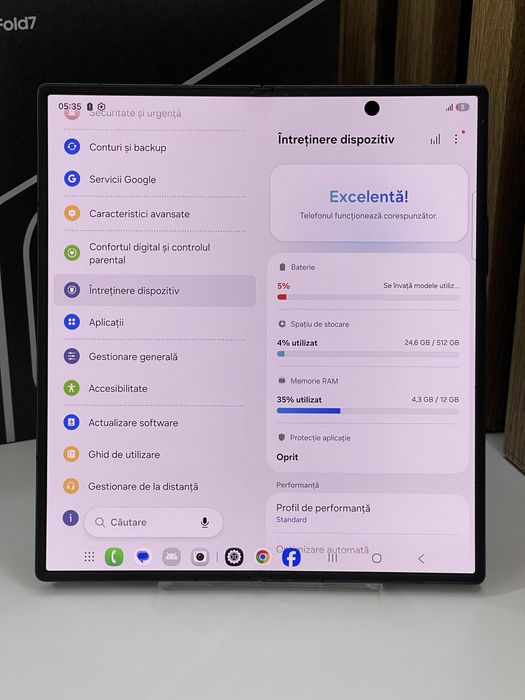 Samsung Z Fold 7 512Gb 12Gb ram Garantie / Factura #60562
