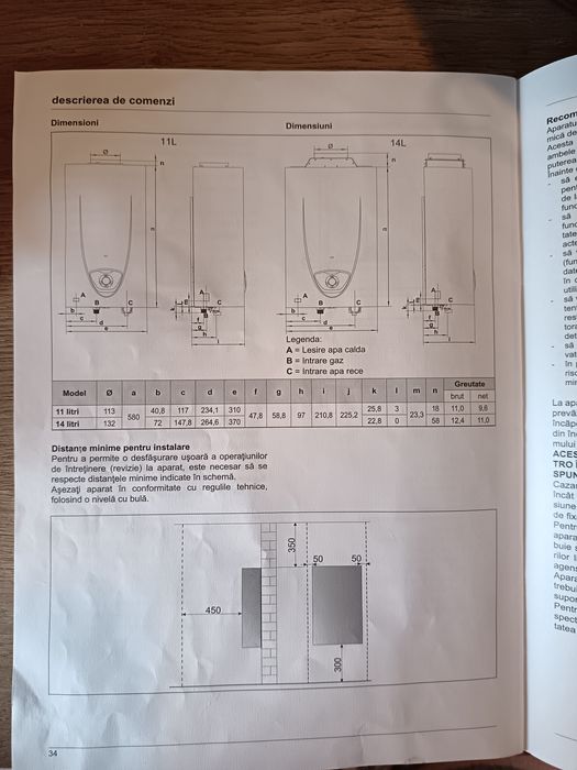 Instant apa calda, gpl, Ariston Fast Evo X Display 11L