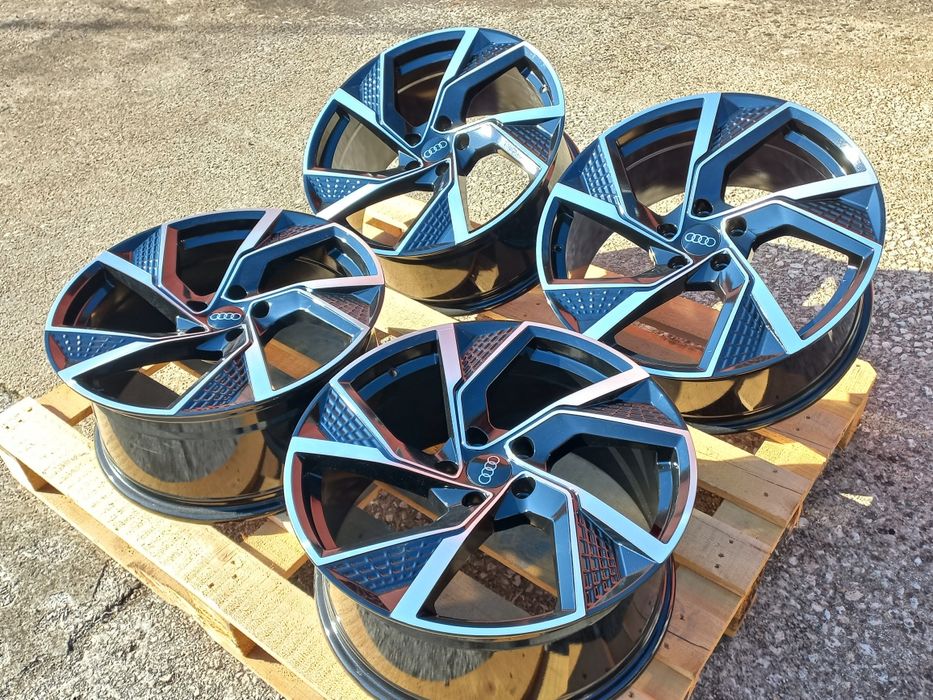 18 Audi RS2025 line A4 A5 A6 A7 A8 Q3 Q5 Rs6 Rs7 Black Diamond 8.5j