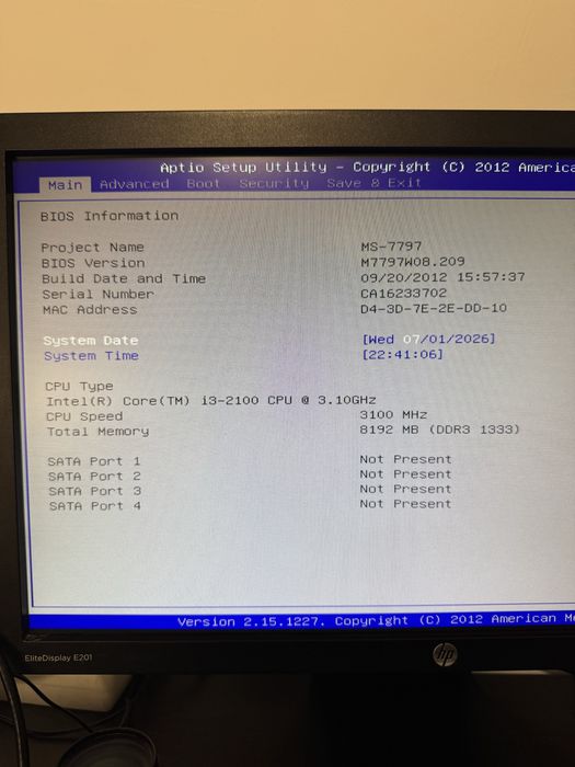 Дъно MEDION MS-7797 + Intel i3-2100 с охладител + 8 GB RAM