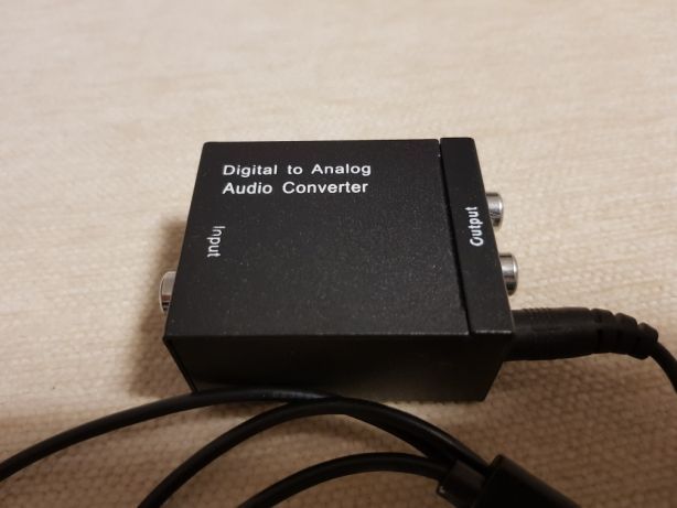 Vand decodor convertor digital to analog, optical to rca spidf hi-fi