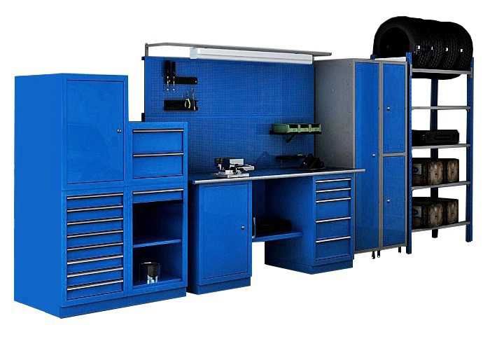 Верстак для автосервисов, верстак слесарный, верстаклар