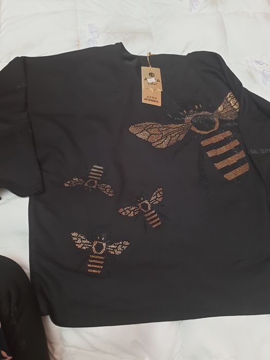 Блузка  чёрная Турция