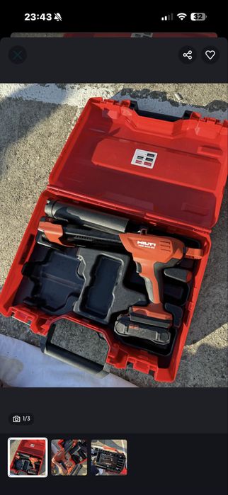 Pistol ancora chimica  Hilti !