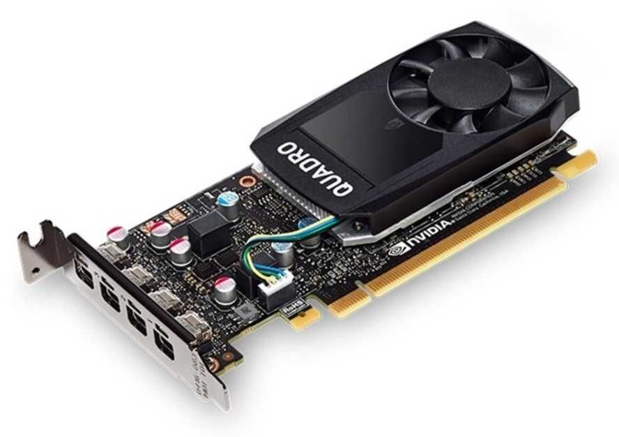 Видео карта GPU NVIDIA Quadro P600 2GB GDDR5 128bit + HDMI Адаптер
