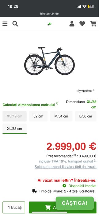 Bicicleta electrica scott metrix er furca carbon