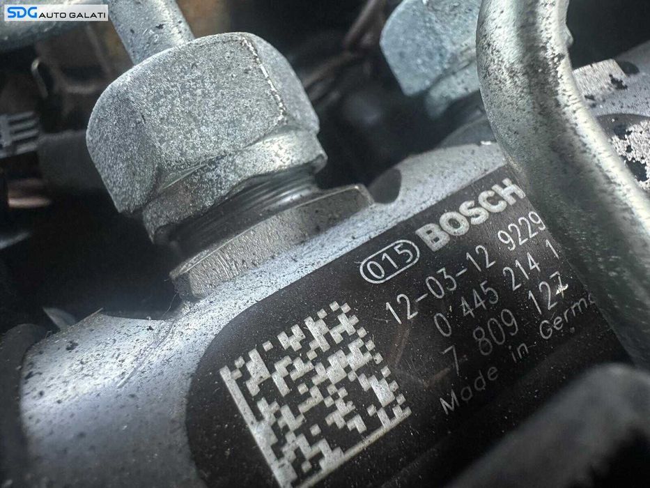 Rampa Presiune Injectoare Completa cu Senzor Senzori Regulator Presiune BMW Seria 3 E90 E91 316 318 320 2.0 D N47 2007 - 2011 Cod 0445214182 7809127 780912704 [K0332]