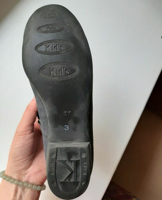 Туфли школьные кожа-замша