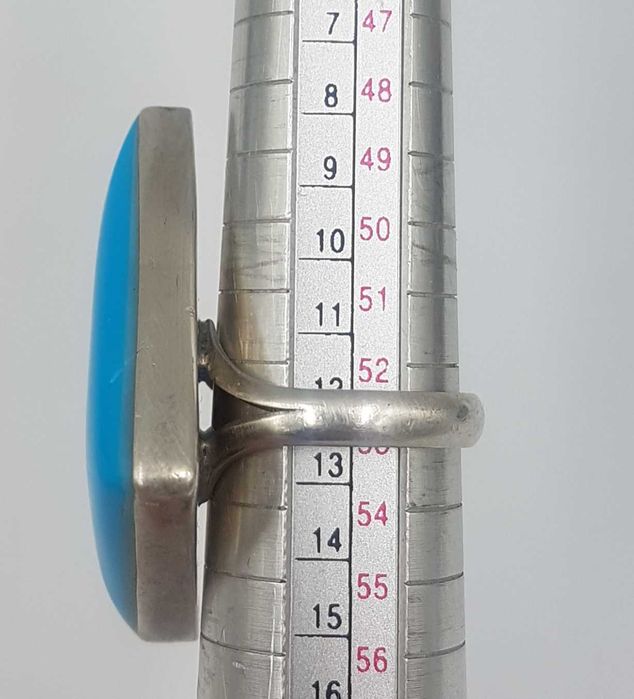 Superb inel vintage din argint model supradimensionat