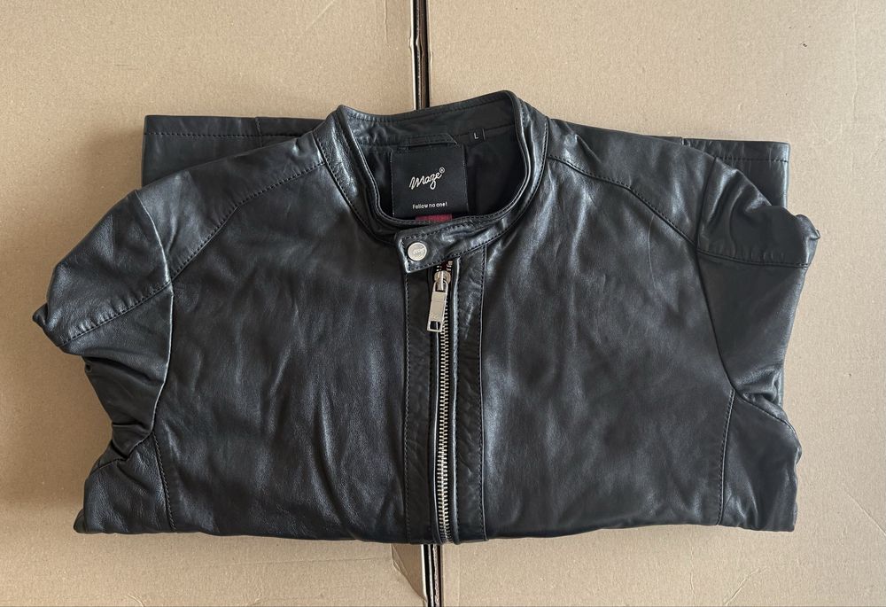 Maze Brasso Leather Jacket ОРИГИНАЛНО мъжко яке/естествена кожа L