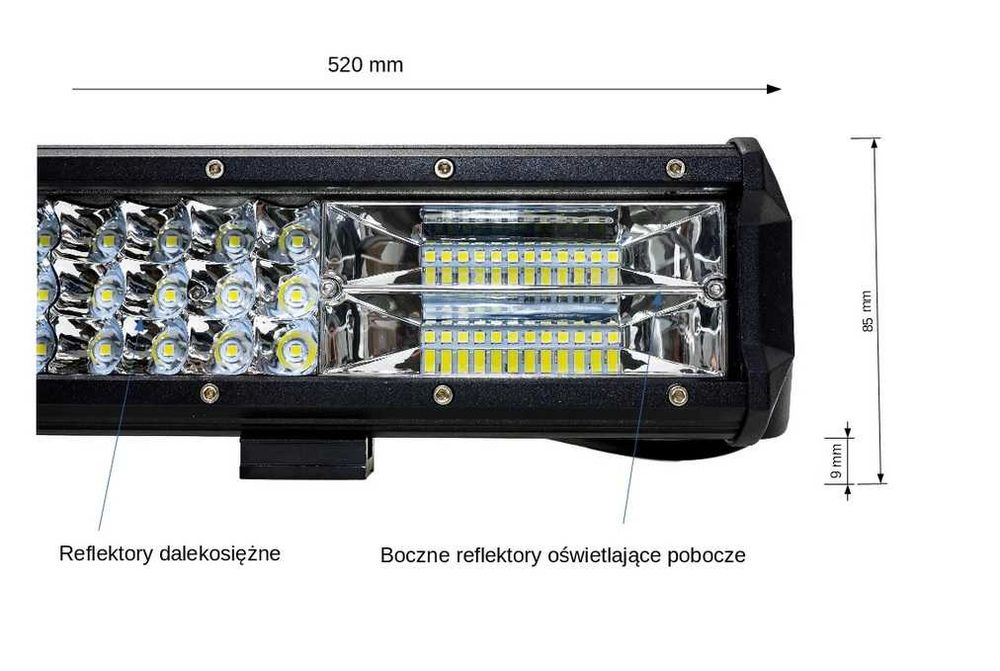 ХАЛОГЕН -LED BAR- - 52 см. -288W