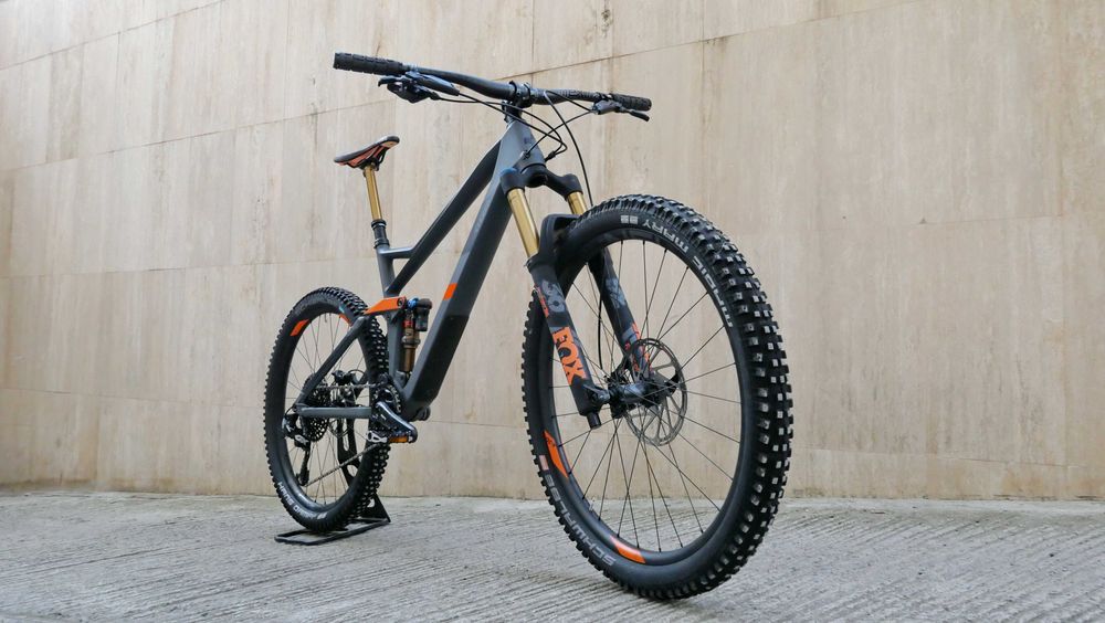 Cube Stereo 140 TM, 27.5, карбон, 13 кг., FOX Factory Kashima 150/140 ход, BOOST, SRAM GX Eagle, Sram Code R