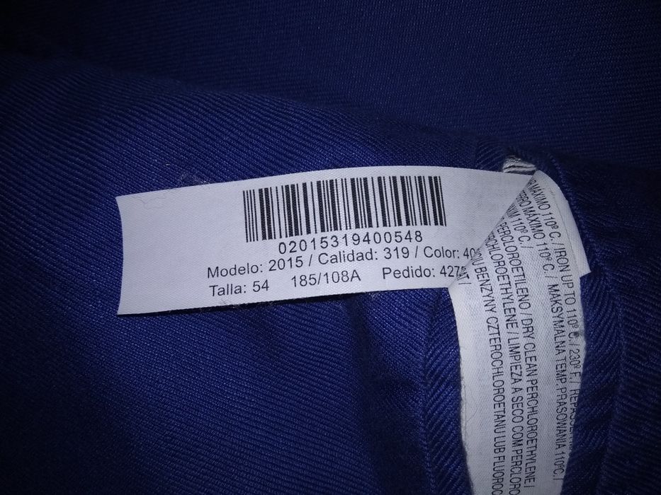 Пиджак синего цвета производства Португалия, Massimo Dutti