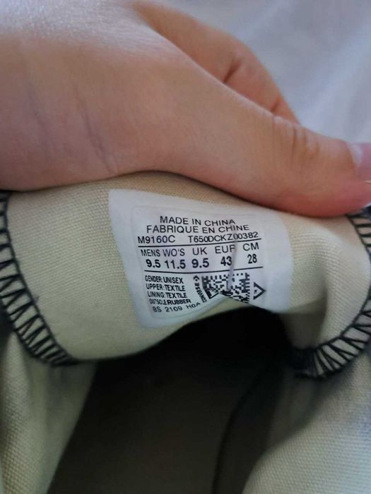 Converse Chuck Taylor All-Star Classic Black оригинальные Размер 43 EU