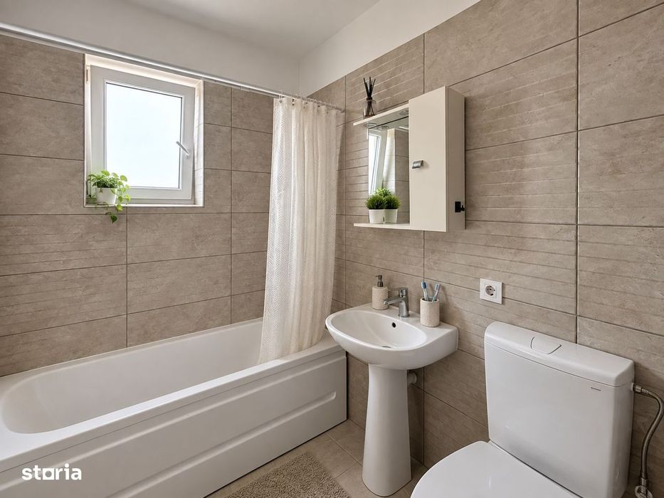 Apartament 2 camere - 60 mp, 2 bai, balcon - Henri Coanda/Sibiu