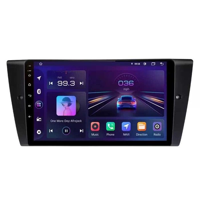 Navigatie Android 12 BMW SERIA 3 E90 20052012 1/2/4/8 GB RAM CARPLAY