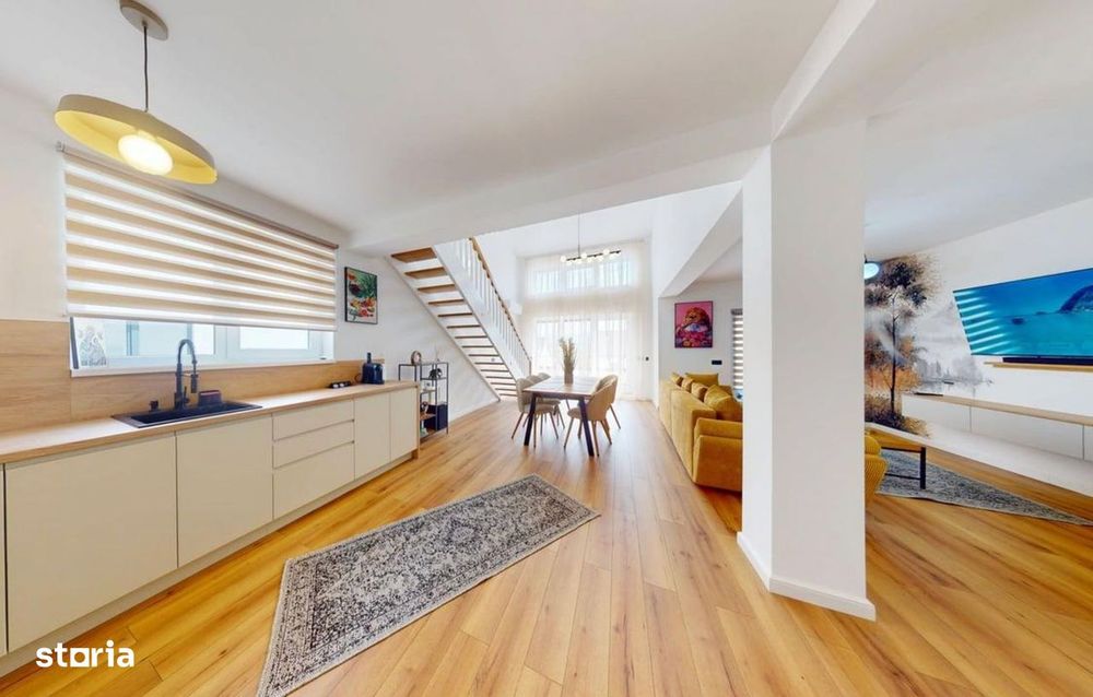 Penthouse pe 2 niveluri – Terasă mare + finisaje premium