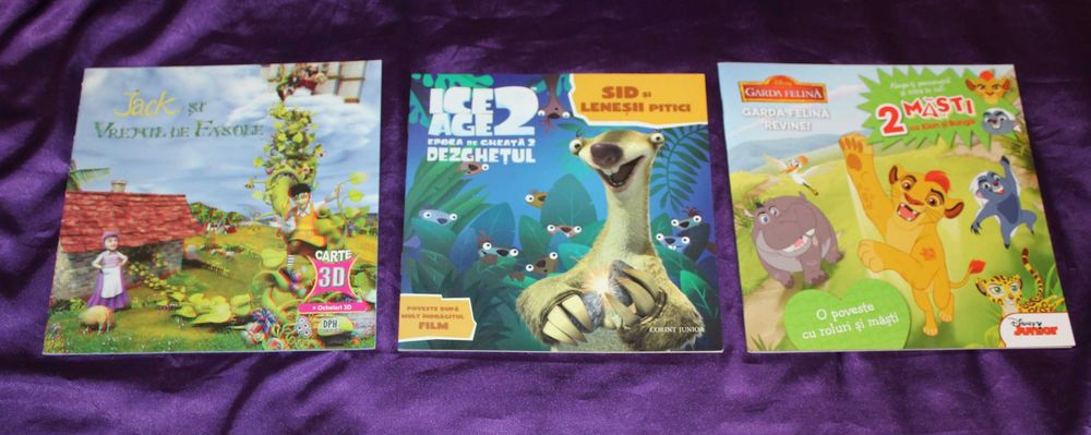lot 60 carti copii Disney Mos Barbuta educative activitati jocuri Ateliere Montessori G-Force seria Ariciul si Iepurasul enciclopedii Madagascar