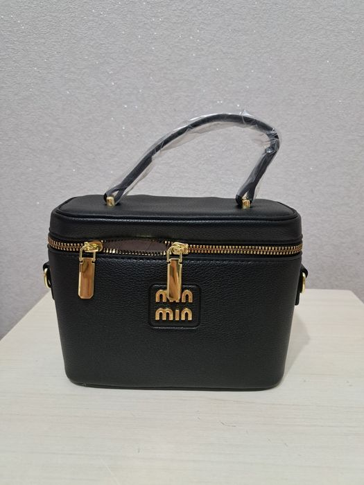 Қара бочок сумка мяу-мяу