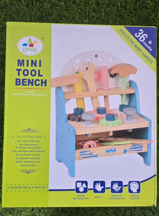 Дървени инструменти за игра 36м+