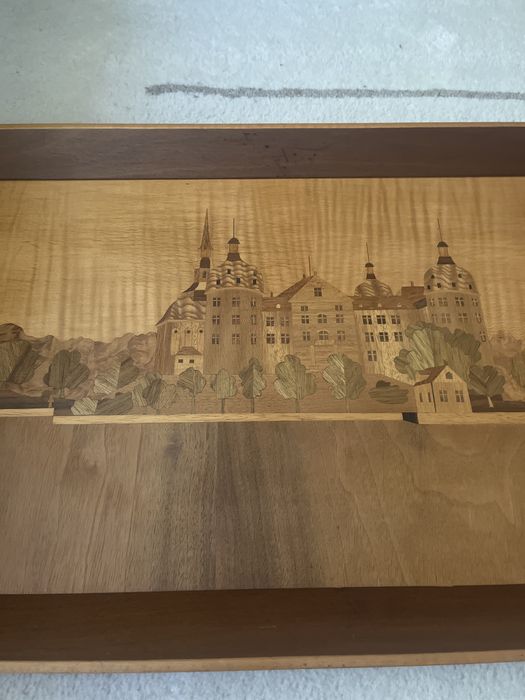 Дървени големи стари картини,интарзия