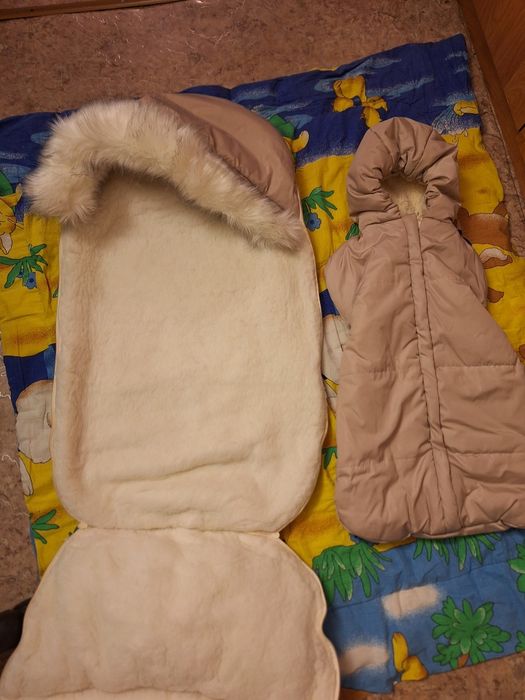 Зимний конверт-комбинезон