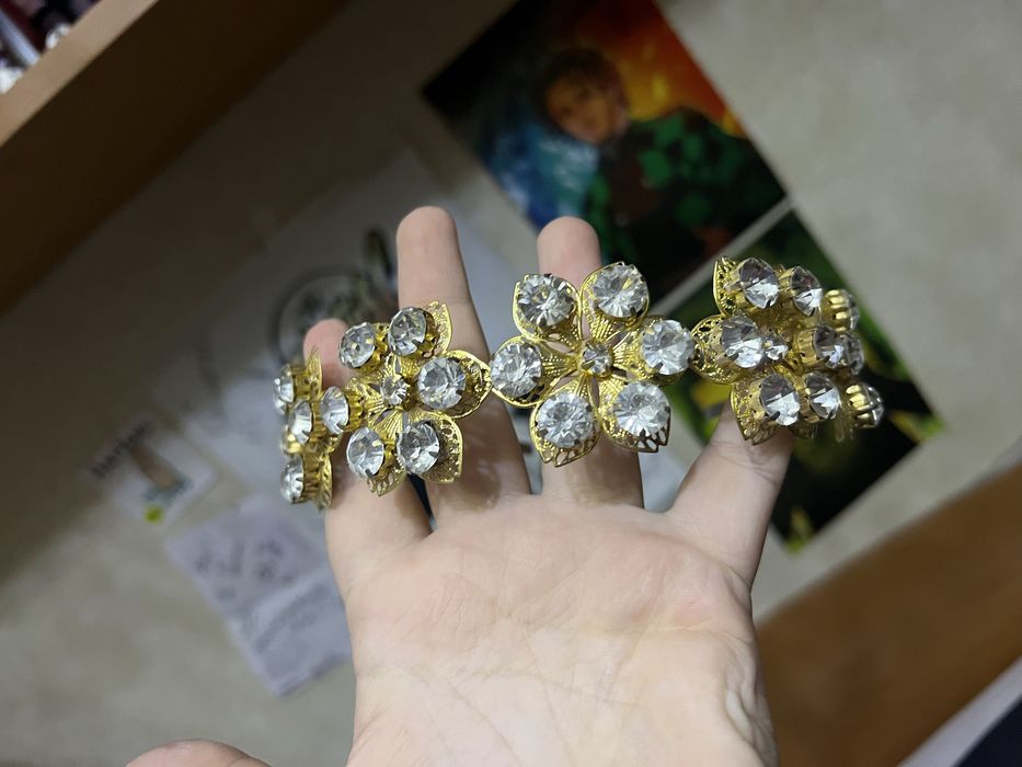 Ободок с цветами ручной работы