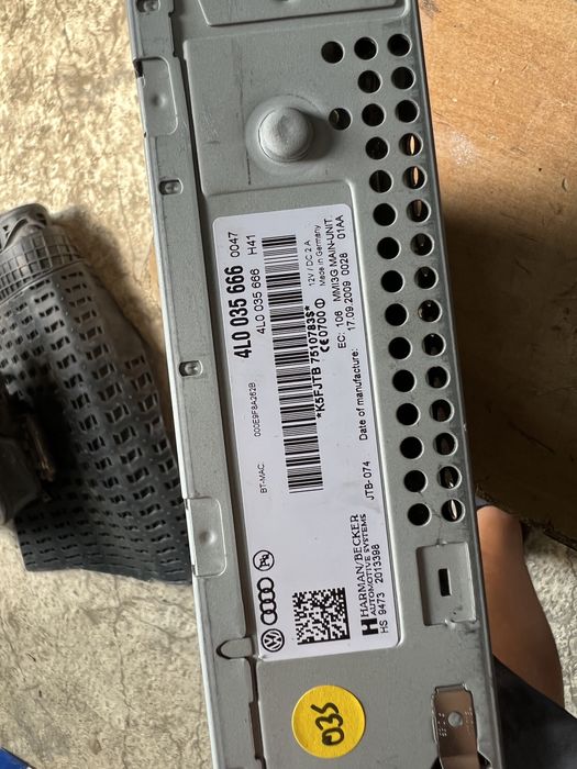 Audi Q7 MULTIMEDIA 4L0035666 MMI3G и MMi бутони 4L0 919 611 face