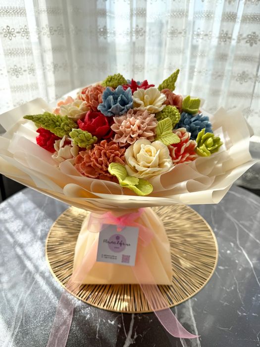 Зефирные букеты, 3D открытки