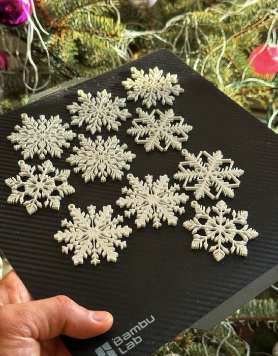 Новогодние игрушки, подарок, 3д печать