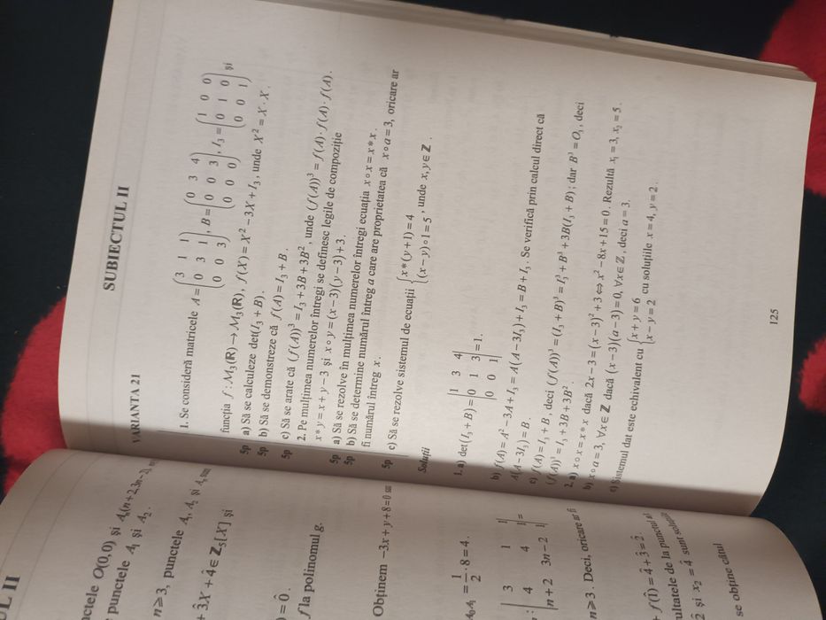 Culegeri ghid de pregătire bac M1, M2 și română