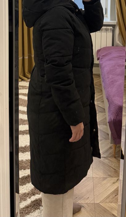 Куртка синтепон черная, зима.