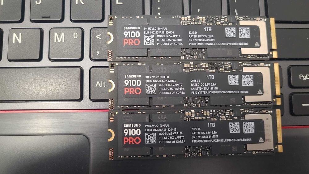 SSD Samsung 9100 PRO 1TB PCI Express 5.0, 14700 MB/s , nou, original
