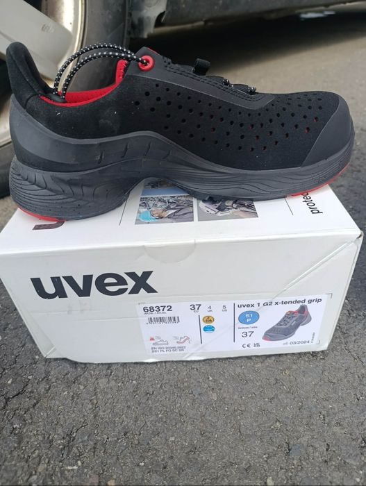 Pantofi de protecție Uvex 1 G2 ESD S1 P SRC Mărime 37 68372