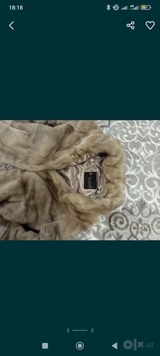 Шуба сотилади бир икки кийилган.