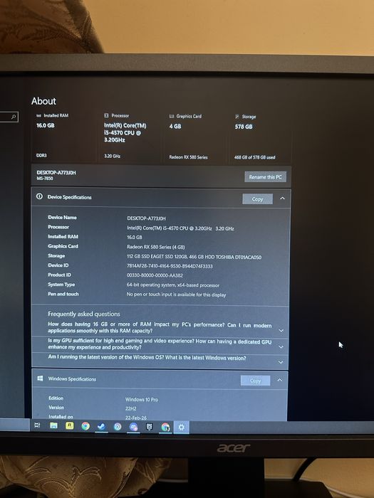 Setup Gaming complet